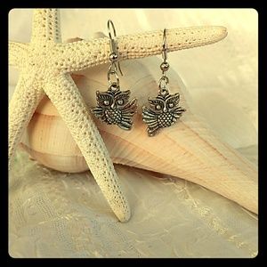 NEW Handmade Owl Dangle Earrings